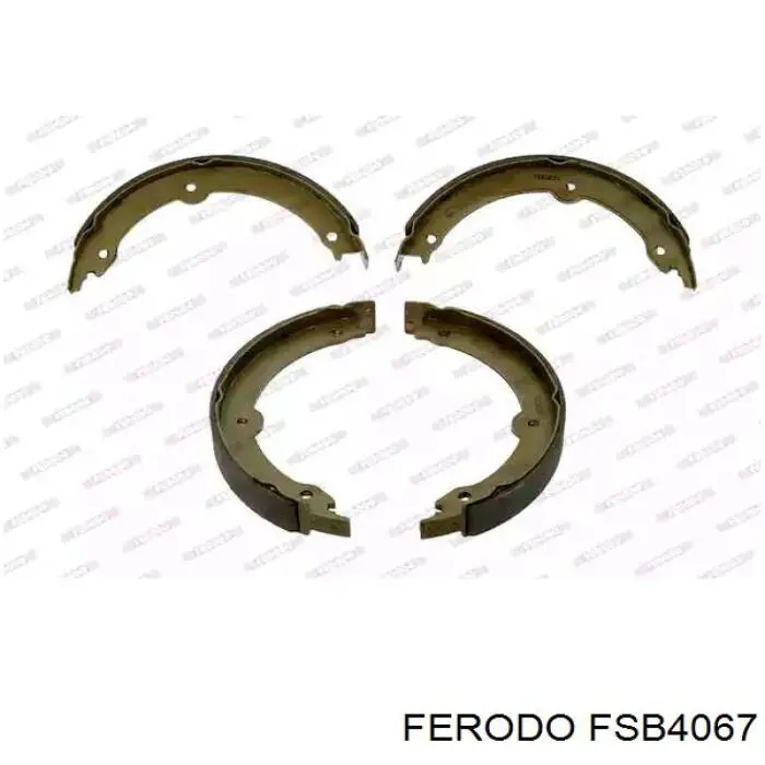 FSB4067 Ferodo колодки ручника/стоянкового гальма