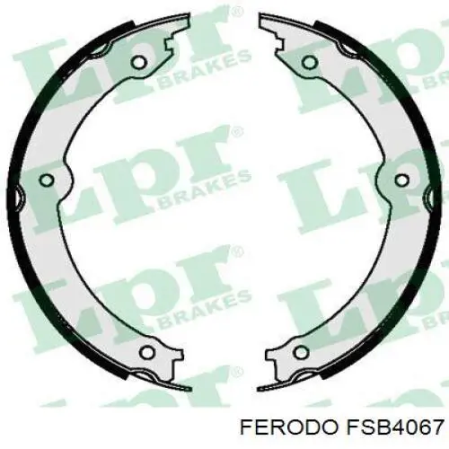 Колодки ручника / стоянкового гальма Ferodo FSB4067 ціна, від 38.08 USD