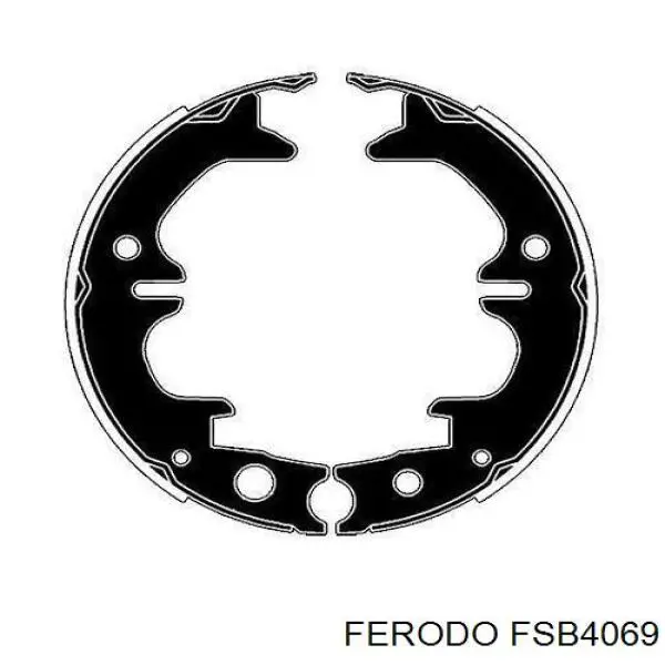 Купити FSB4069 Ferodo Гальмівні колодки гальма стоянки