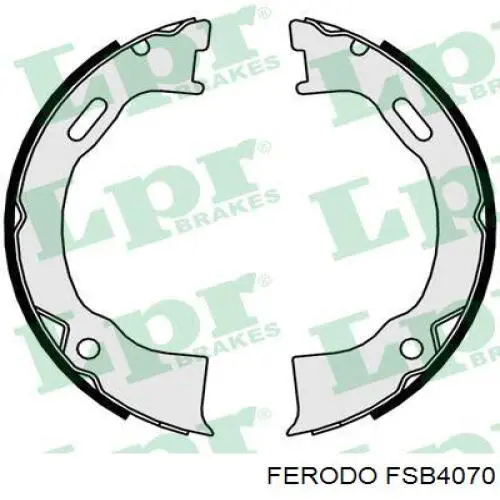FSB4070 Ferodo колодки ручника/стоянкового гальма