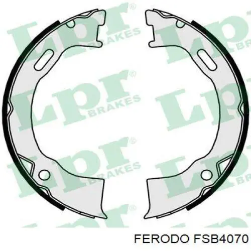 Колодки ручника/стоянкового гальма FSB4070 Ferodo