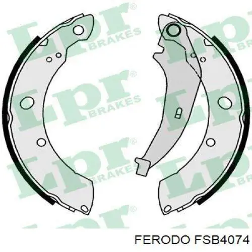 Колодки гальмові задні, барабанні Ferodo FSB4074 ціна, від 34.87 USD