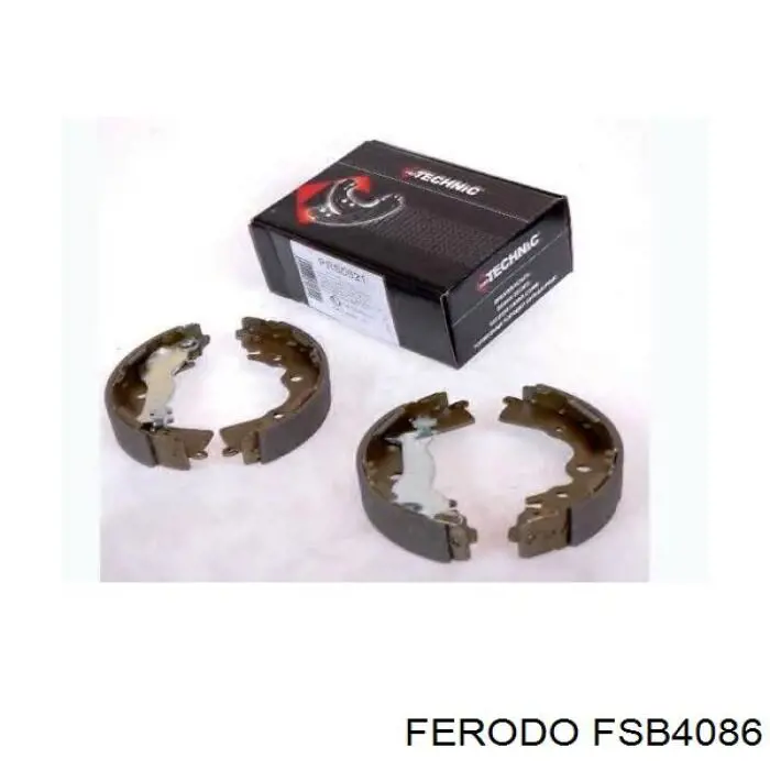Купити FSB4086 Ferodo Колодки гальмові задні, барабанні