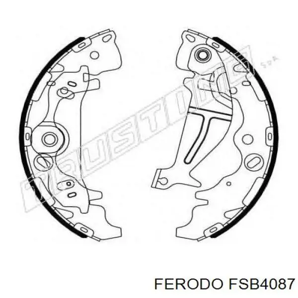 Купити FSB4087 Ferodo Гальмівні колодки гальма стоянки