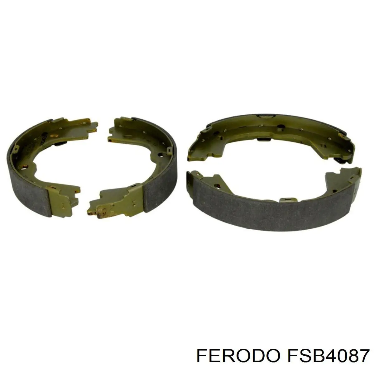 FSB4087 Ferodo колодки ручника/стоянкового гальма