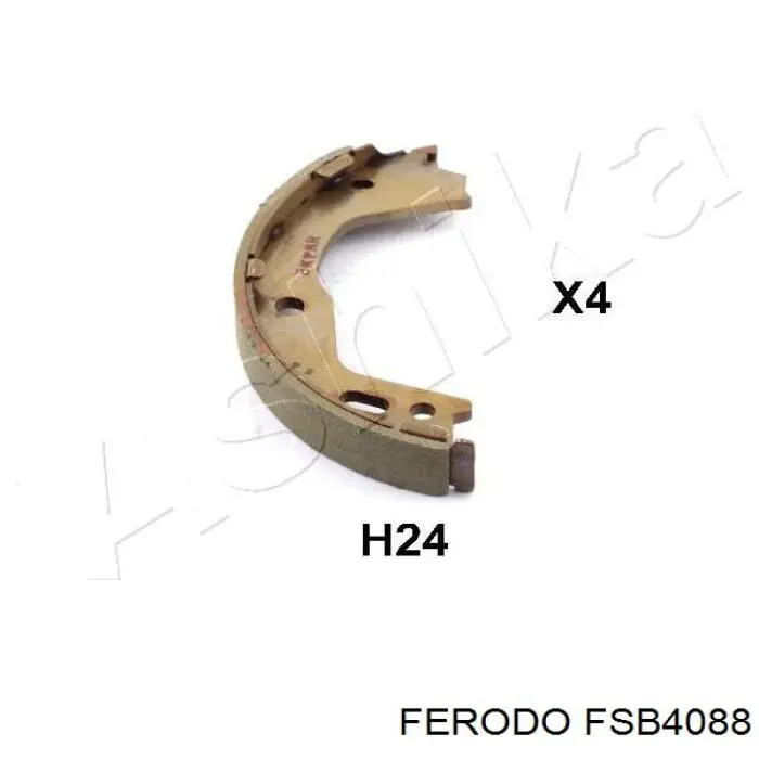 FSB4088 Ferodo Гальмівні колодки ручника