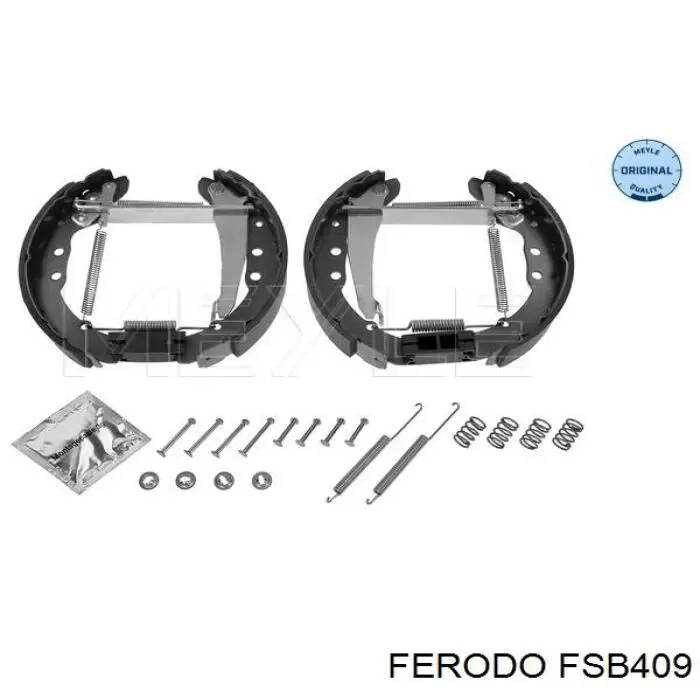 Купити FSB409 Ferodo Колодки гальмові задні, барабанні