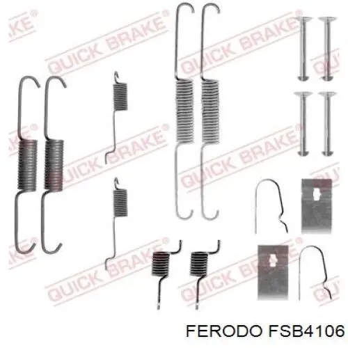 Купити FSB4106 Ferodo Колодки гальмові задні, барабанні