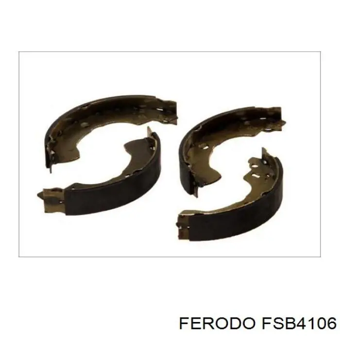 Колодки гальмові задні, барабанні Ferodo FSB4106 ціна, від 16.51 USD