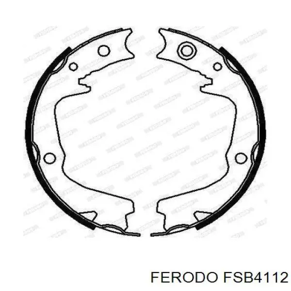 FSB4112 Ferodo колодки ручника/стоянкового гальма