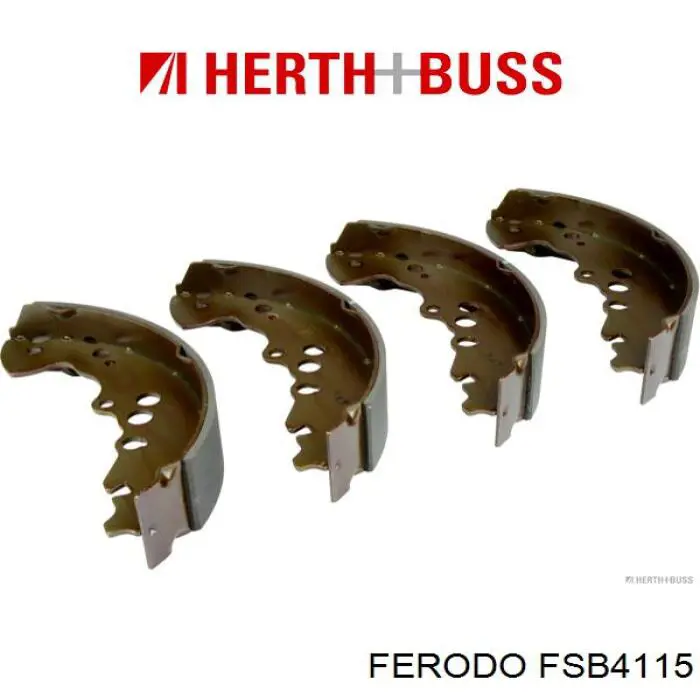 Купити FSB4115 Ferodo Колодки гальмові задні, барабанні