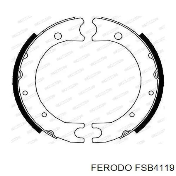 FSB4119 Ferodo циліндр гальмівний колісний/робітник, задній