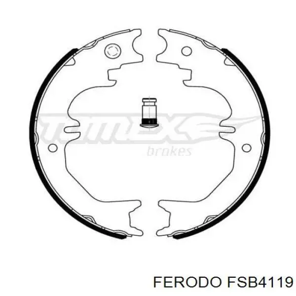 Колодки ручника 9257 ABS