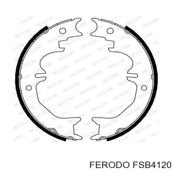 FSB4120 Ferodo колодки ручника/стоянкового гальма