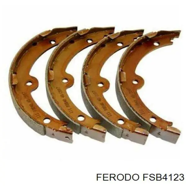 FSB4123 Ferodo колодки ручника/стоянкового гальма