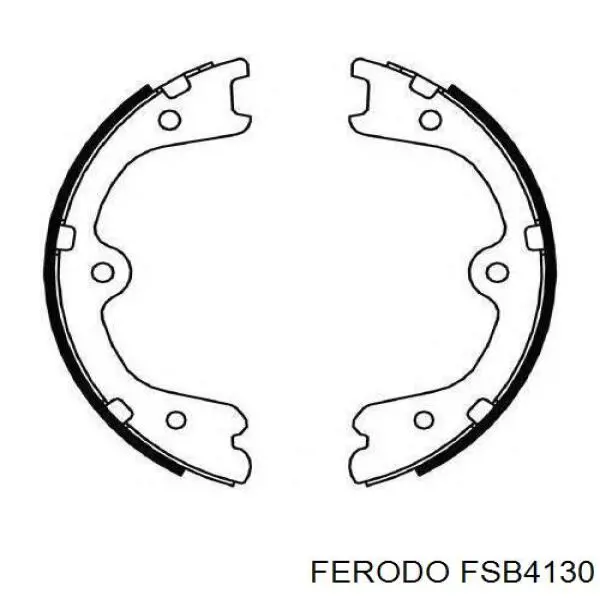 Колодки ручника FSB4130 Ferodo