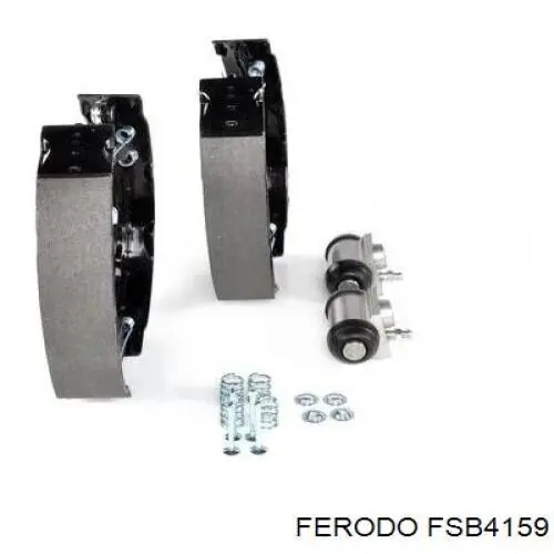 Колодки гальмові задні, барабанні FSB4159 Ferodo