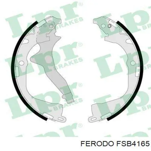 Купити FSB4165 Ferodo Колодки гальмові задні, барабанні