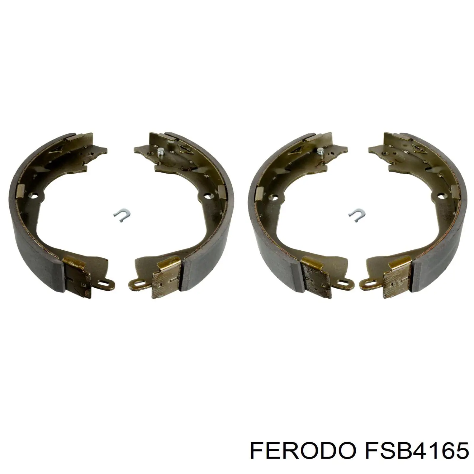 Колодки гальмові задні, барабанні FSB4165 Ferodo