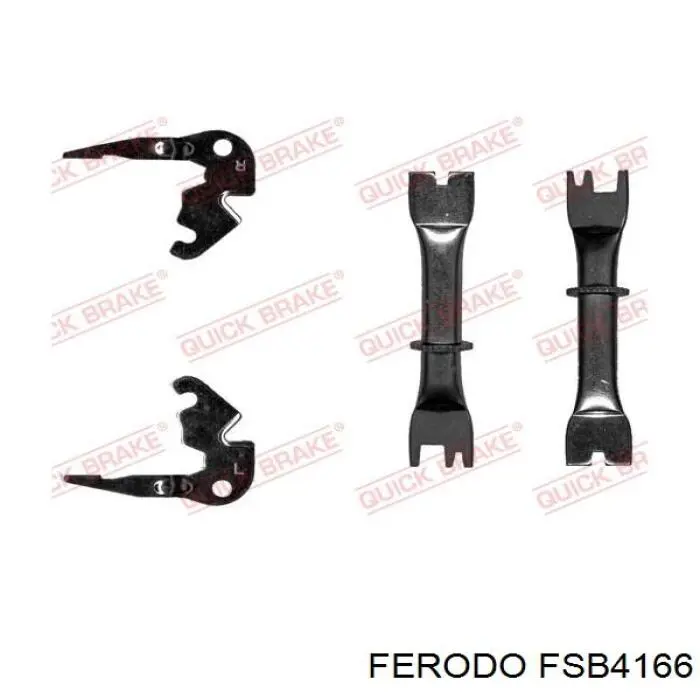 FSB4166 Ferodo колодки гальмові задні, барабанні