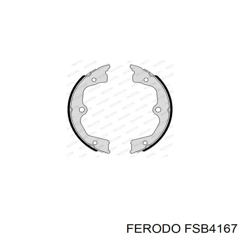 Купити FSB4167 Ferodo Гальмівні колодки гальма стоянки