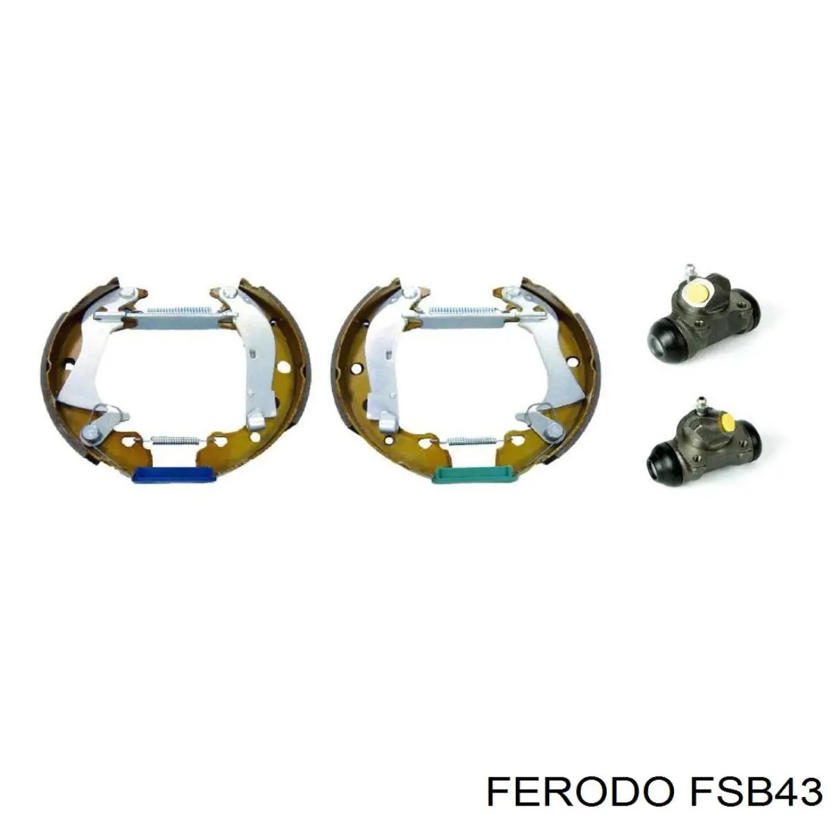 Колодки гальмові задні, барабанні Ferodo FSB43 ціна, від 19.16 USD