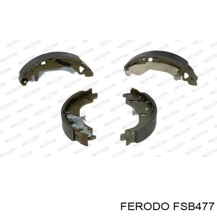 FSB477 Ferodo колодки гальмові задні, барабанні