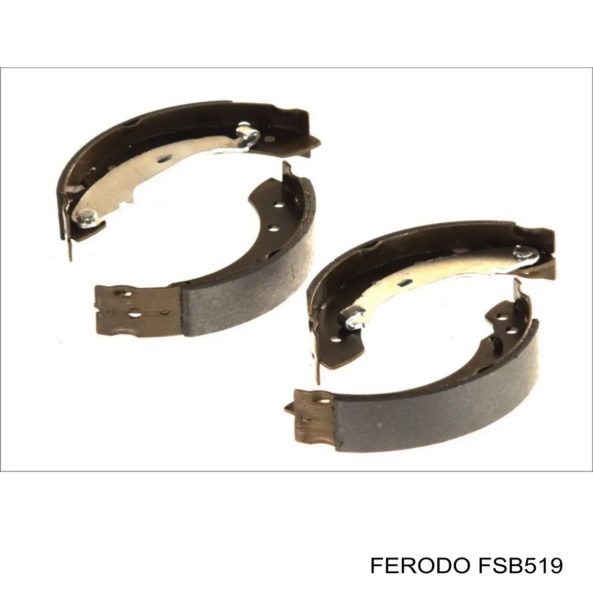 FSB519 Ferodo колодки гальмові задні, барабанні