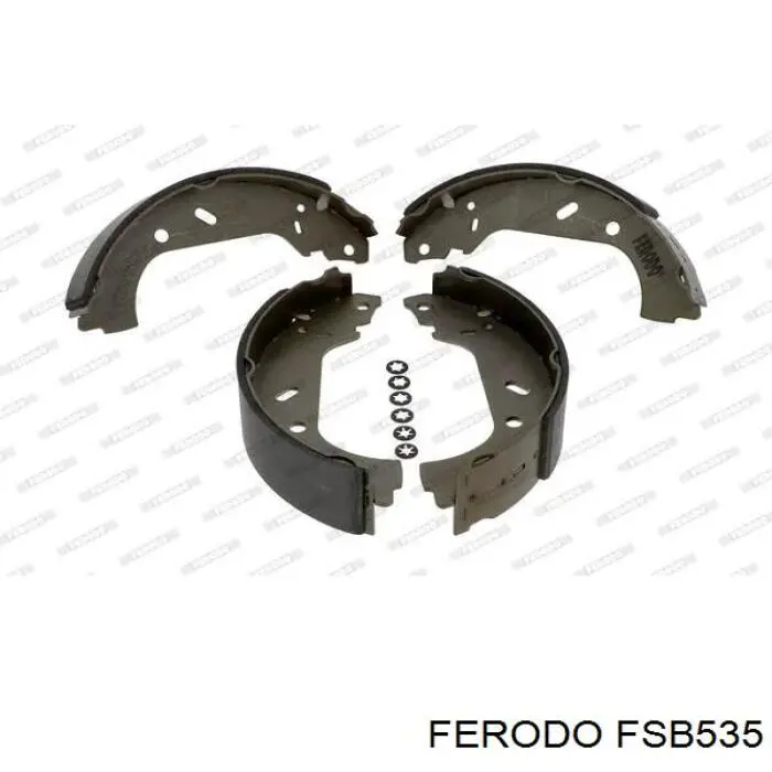 FSB535 Ferodo колодки гальмові задні, барабанні