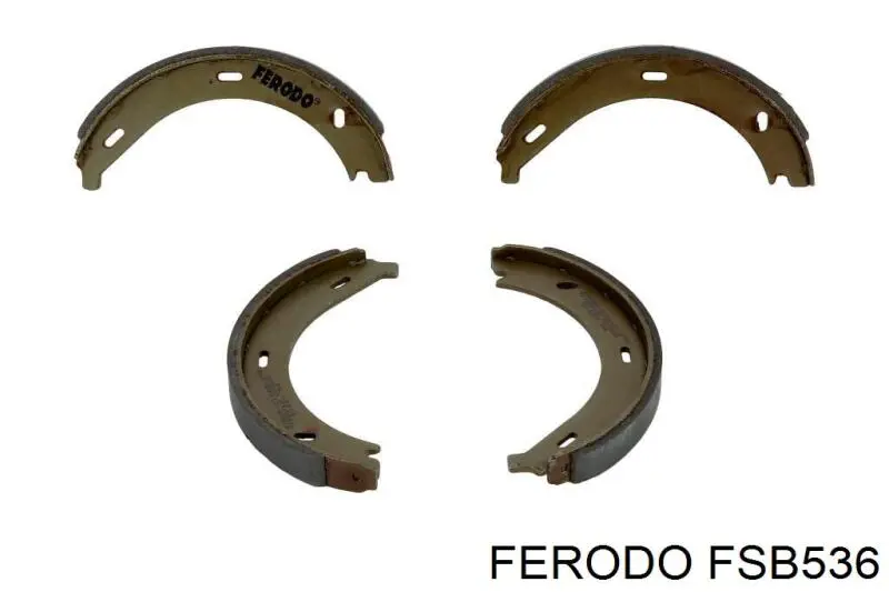 FSB536 Ferodo колодки ручника/стоянкового гальма