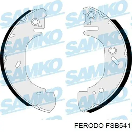 Колодки гальмові задні, барабанні FSB541 Ferodo