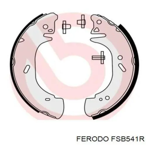 Колодки гальмові задні, барабанні Ferodo FSB541R ціна, від 31.66 USD