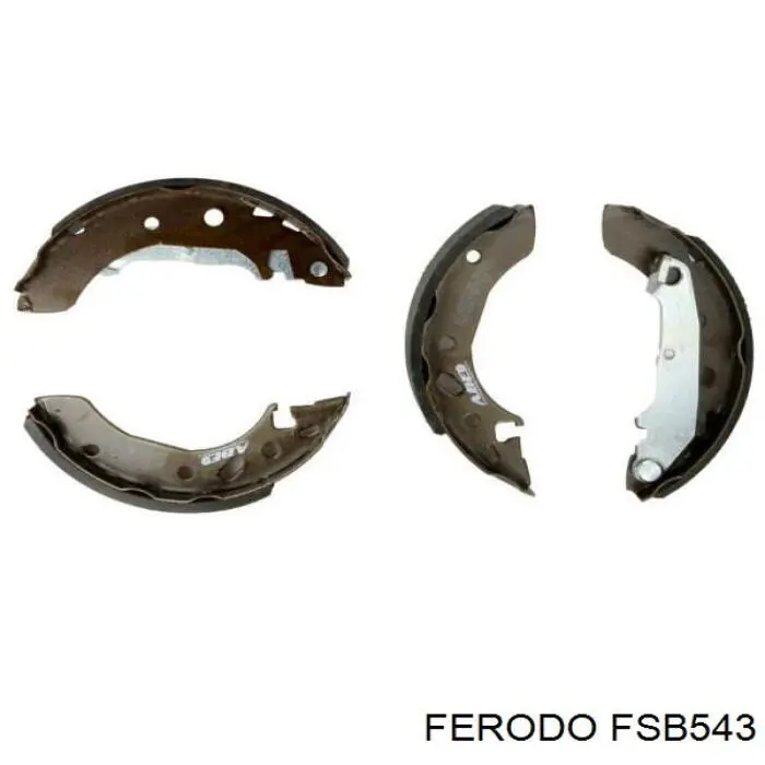 FSB543 Ferodo колодки гальмові задні, барабанні