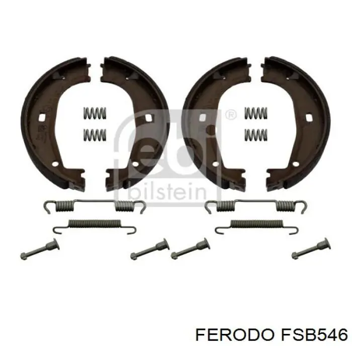 Колодки стоянкового гальма Ferodo FSB546