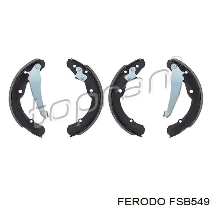 Колодки гальмові задні, барабанні FSB549 Ferodo