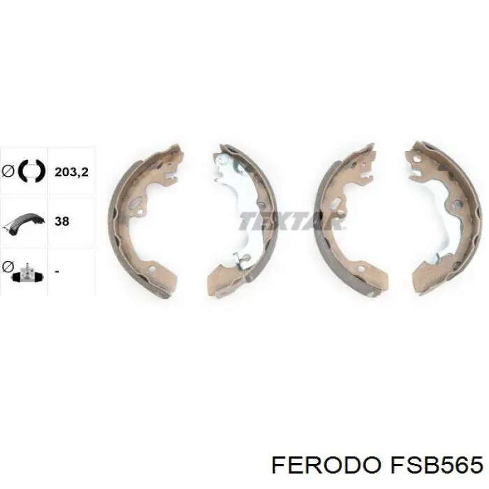 Гальма робочі задні ножні і гальмівні барабани Ferodo FSB565