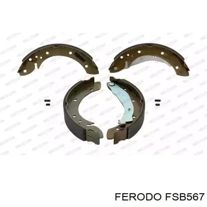 Колодки гальмові задні, барабанні Ferodo FSB567 ціна, від 26.87 USD