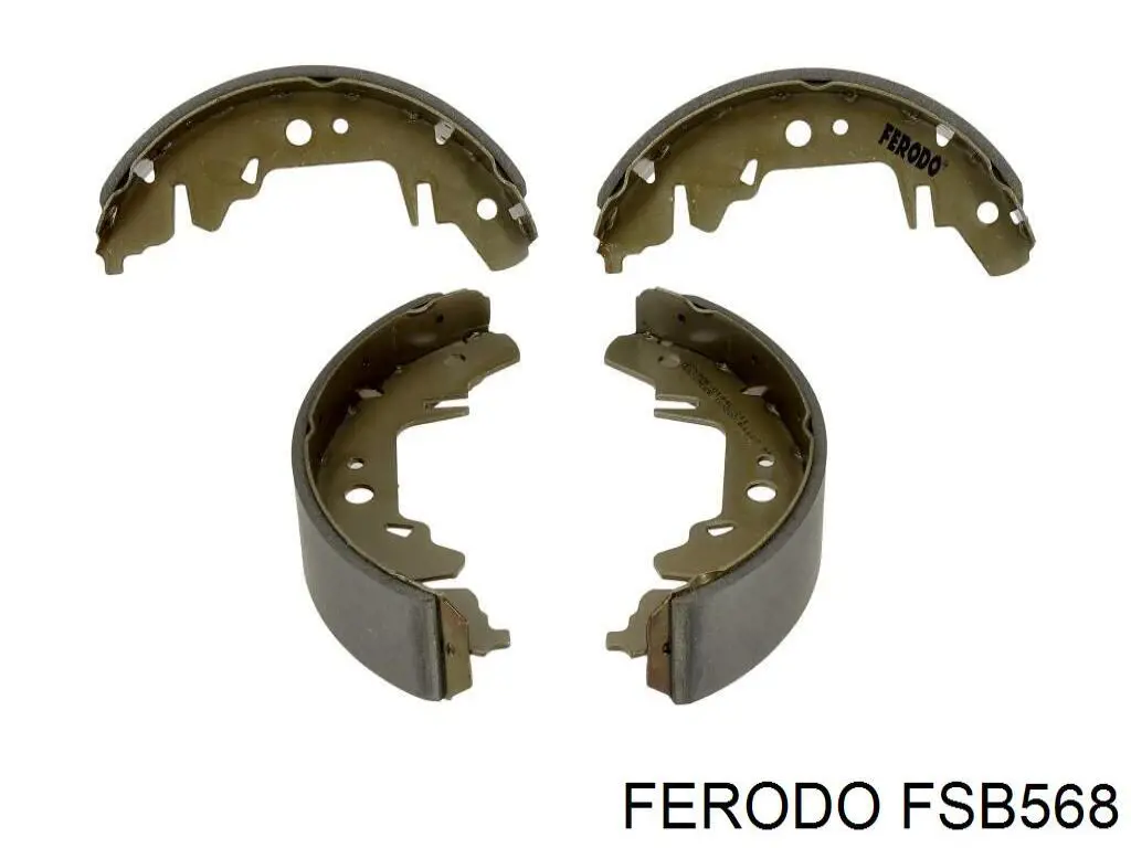 FSB568 Ferodo колодки гальмові задні, барабанні
