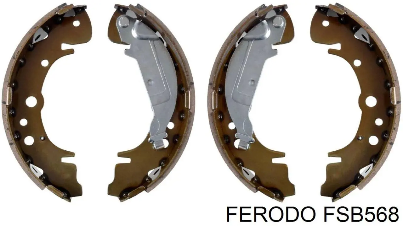 Колодки гальмові задні, барабанні Ferodo FSB568 ціна, від 26.20 USD