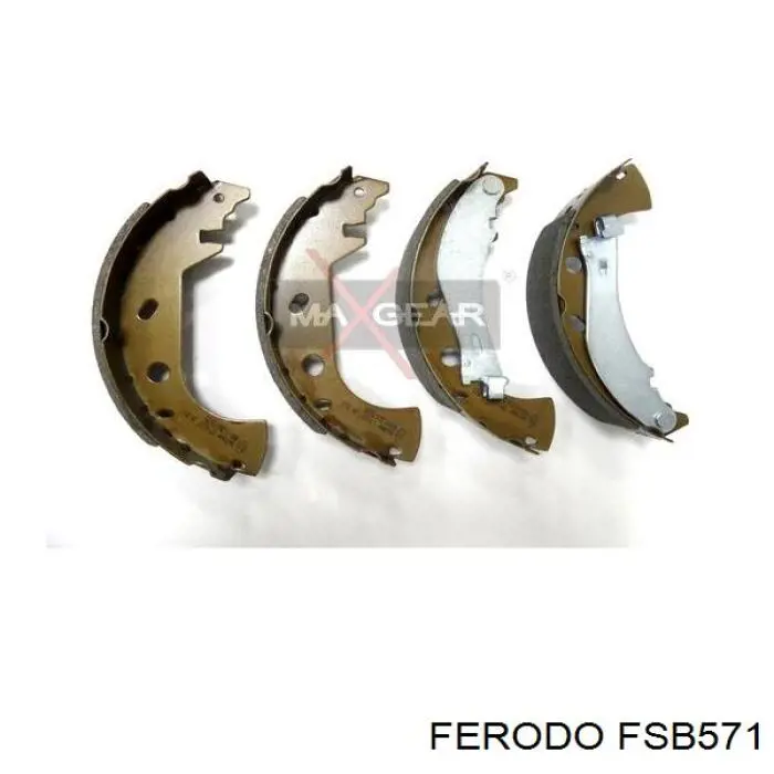 Гальма робочі задні ножні і гальмівні барабани Ferodo FSB571
