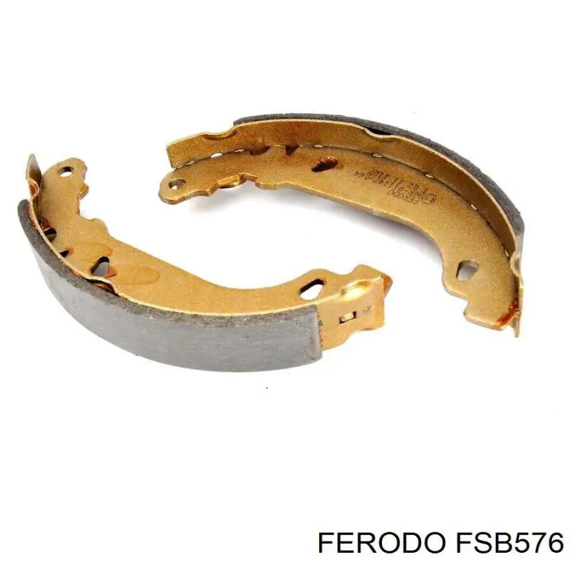 FSB576 Ferodo колодки гальмові задні, барабанні