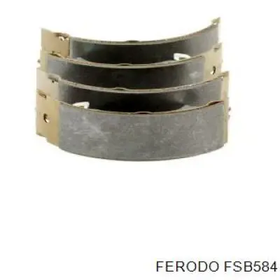 FSB584 Ferodo колодки гальмові задні, барабанні