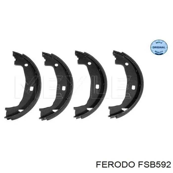 Колодки ручника / стоянкового гальма Ferodo FSB592 ціна, від 19.27 USD