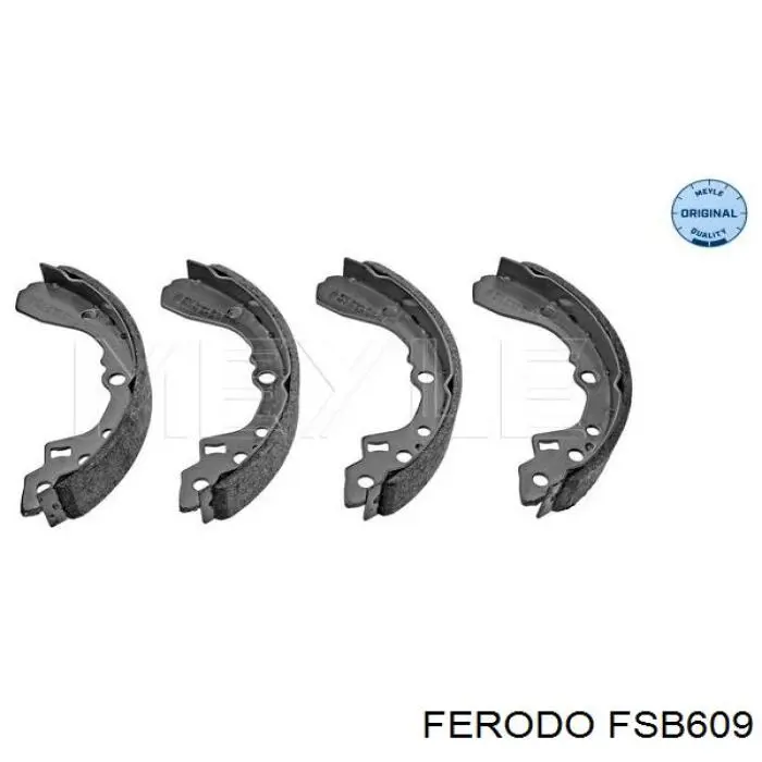 FSB609 Ferodo колодки гальмові задні, барабанні