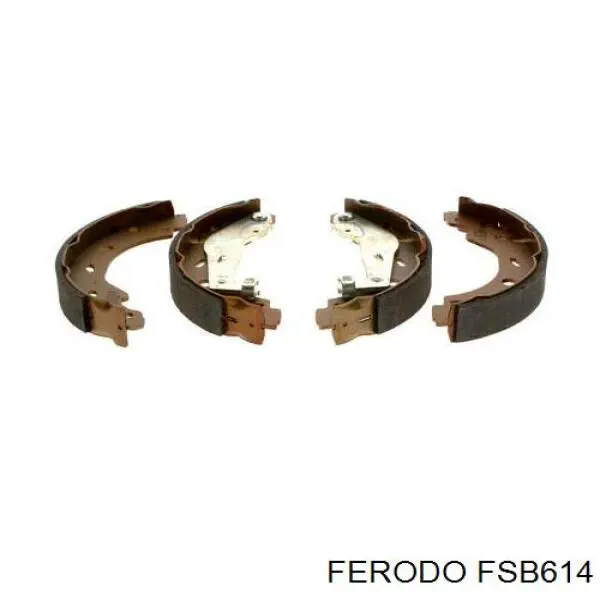 FSB614 Ferodo колодки гальмові задні, барабанні