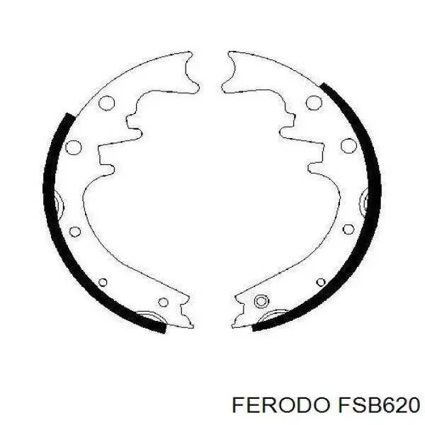 Колодки гальмові задні, барабанні FSB620 Ferodo