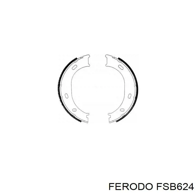 Колодки стоянкового гальма Ferodo FSB624