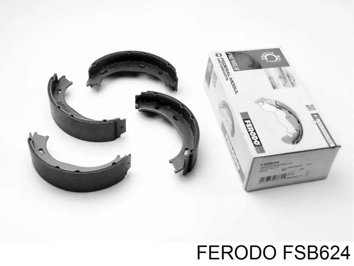 FSB624 Ferodo колодки ручника/стоянкового гальма