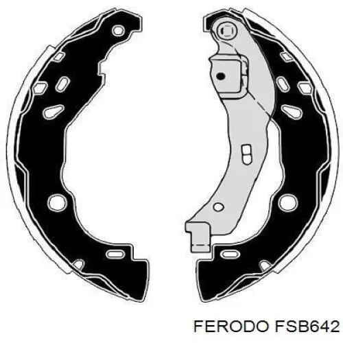 Колодки гальмові задні, барабанні FSB642 Ferodo