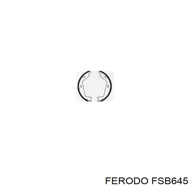 Купити FSB645 Ferodo Гальмівні колодки гальма стоянки